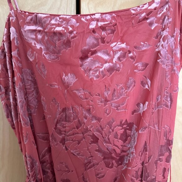 NWT Free People Intimately Oliva Rose Velvet Wrap Dress - Women's Small - Picture 4 of 7